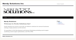 Desktop Screenshot of nerdysolutions.com